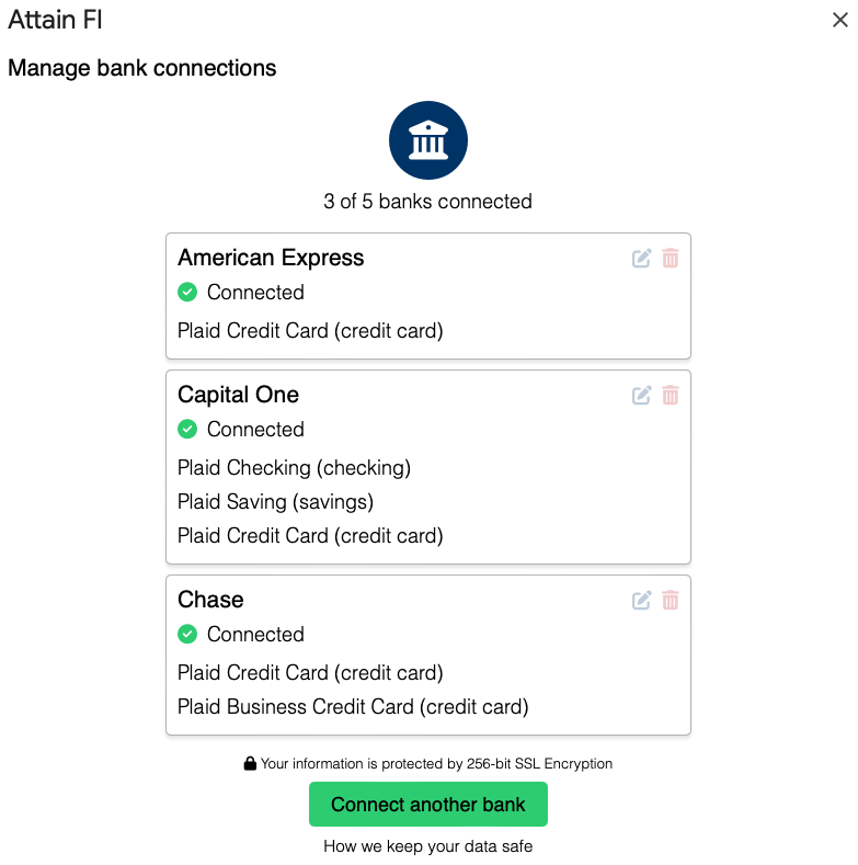 Keep your data private with Attain FI